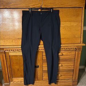 J. Lindeberg Saks Navy Lightweight Performance Trouser Golf Pants
